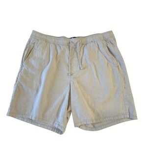 Hollister California Jogger Epic Flex  Shorts Men's XXL Tan Elastic Waist 7"